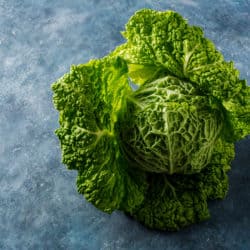 Raw Savoy Cabbage