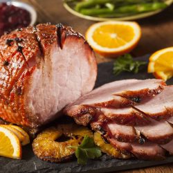 2 Thick Slices of Honey Roast Ham