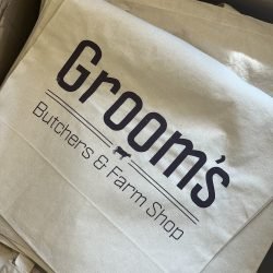 Groom's Printed Cotton Tote Bag